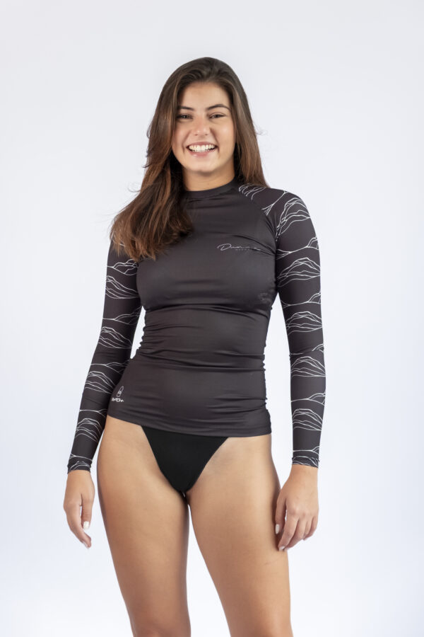 Camisa Lycra UV Preta - Image 2